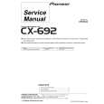 PIONEER CX-692 Manual de Servicio