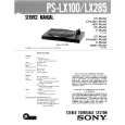 SONY PSLX285 Service Manual