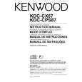 KENWOOD KDC-CPS87 Manual de Usuario