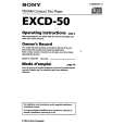 SONY EXCD-50 Instrukcja Obsługi