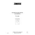 ZANUSSI FL1231 Owners Manual
