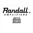 RANDALL RH100 Instrukcja Obsługi