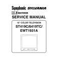 SYMPHONIC EWT1931A Service Manual
