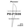 PIONEER PD-F1039/KU/CA Owners Manual