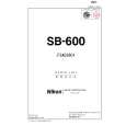 NIKON SB-600 Parts Catalog