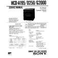 SONY HCD-A195 Service Manual