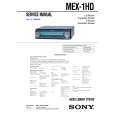 SONY MEX1HD Manual de Servicio