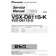 PIONEER VSX-D811S-K/MVXJI Manual de Servicio