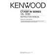 KENWOOD KXF-W SERIES Manual de Usuario