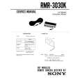 SONY RMR-3030K Manual de Servicio
