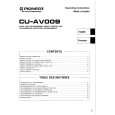 PIONEER CU-AV008 Owners Manual