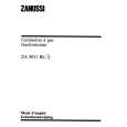 ZANUSSI ZA9011BL/1 Owners Manual
