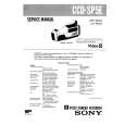 SONY CCDSP5E Service Manual