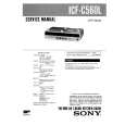 SONY ICFC560L Service Manual