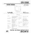 SONY CPD220AS Service Manual