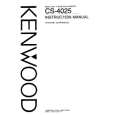 KENWOOD CS4025 Owners Manual