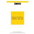 ZANUSSI ZBF860W Owners Manual