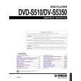 YAMAHA DVD-S510 Service Manual