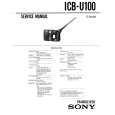 SONY ICBU100 Service Manual