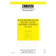 ZANUSSI ZNE TD 4110 NL-B-LUX Owners Manual