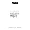 ZANUSSI ZFD19/4 Owners Manual