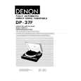 DENON DP-37F Manual de Usuario