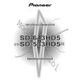 PIONEER SD-533HD5/KUXC/CA Owners Manual