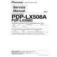 PIONEER PDP-LX508G/LFT Instrukcja Serwisowa