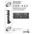 GEMINI CDX-402 Owners Manual