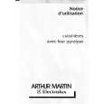 ARTHUR MARTIN ELECTROLUX CM6354-1 Owners Manual