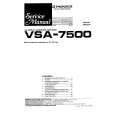PIONEER VSA-7500 Service Manual