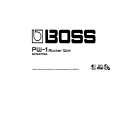 BOSS PW-1 Owners Manual