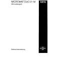 AEG MCDUO21M-D Owners Manual