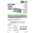 SONY DSC-L1 LEVEL3 Service Manual