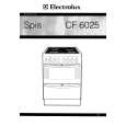 ELECTROLUX CF6025 Owners Manual