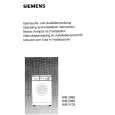 SIEMENS WM 2085 Owners Manual
