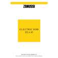 ZANUSSI ZEA85B Owners Manual