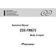 PIONEER CDX-FM673/XN/UC Manual de Usuario