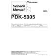 PIONEER PDK-5005 Instrukcja Serwisowa