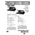 SONY PSLX230/C Service Manual