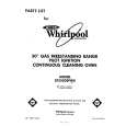 WHIRLPOOL SF3300SPW0 Parts Catalog