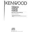 KENWOOD 104CD Owners Manual