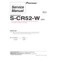 PIONEER S-CR52-W/SXTW/EW5 Instrukcja Serwisowa