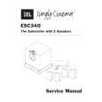 JBL ESC340 Instrukcja Serwisowa