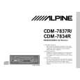 ALPINE CDM7837R Owners Manual