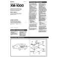 SONY XM1000 Owners Manual