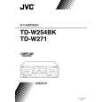 JVC TD-W254BK Owners Manual