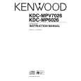 KENWOOD KDC-MPV7026 Manual de Usuario