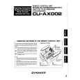 PIONEER CU-AX002 Owners Manual