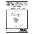 ZANUSSI TD301 Owners Manual
